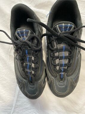 New Balance Kids Black & Blue Athletic Sneakers